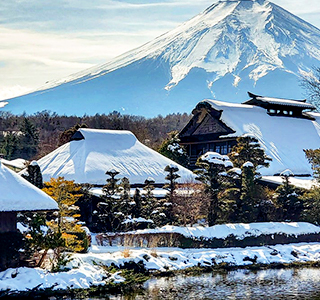 冬の富士山